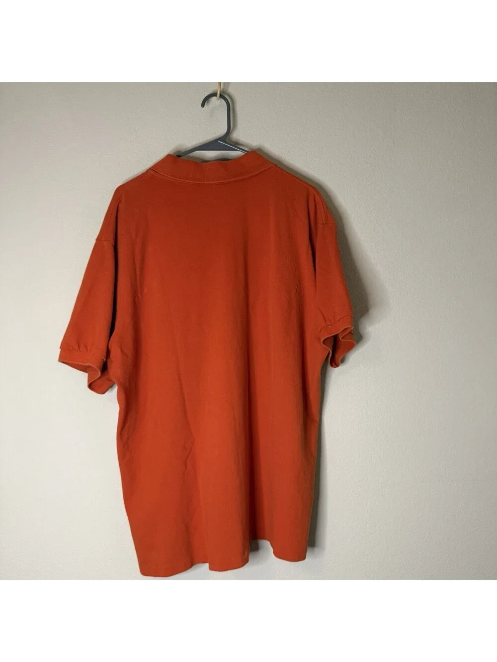 Polo Ralph Lauren Men’s 1XB Big Orange Mesh Polo Shirt Pony Logo Cotton